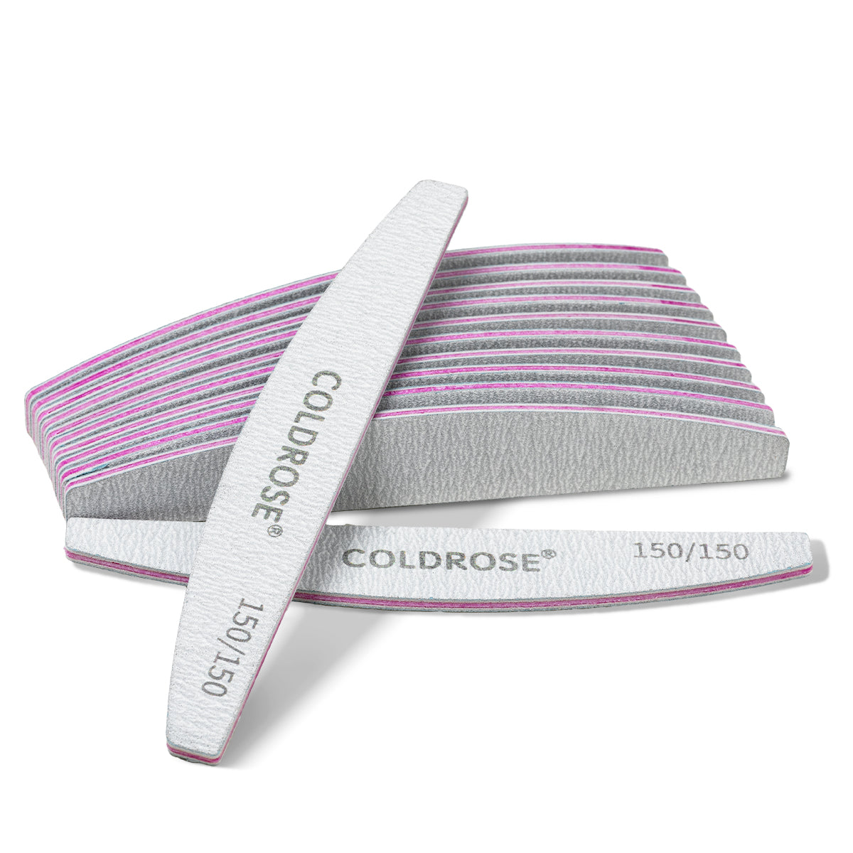 Limas Para Uñas De Granaje 150/150 25Pzs COLDROSE