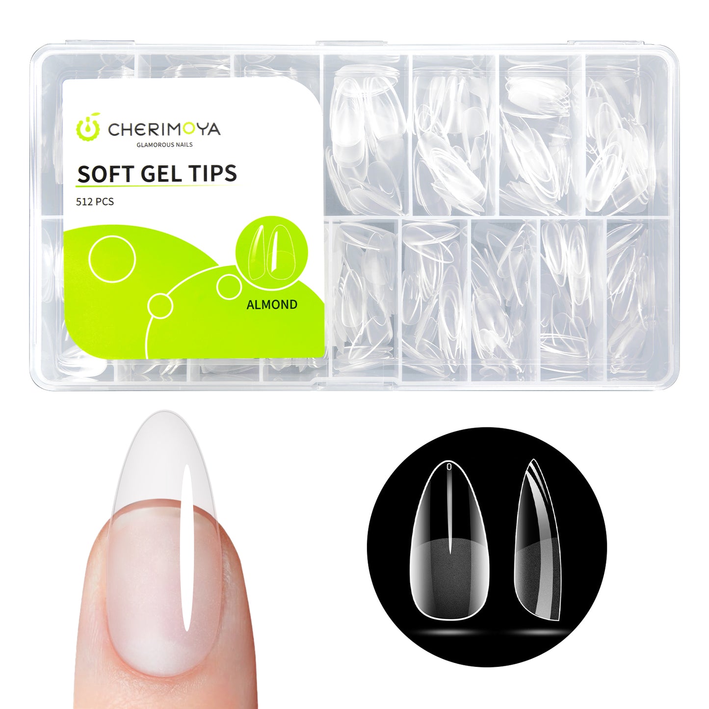 Tips Soft Gel 512pcs