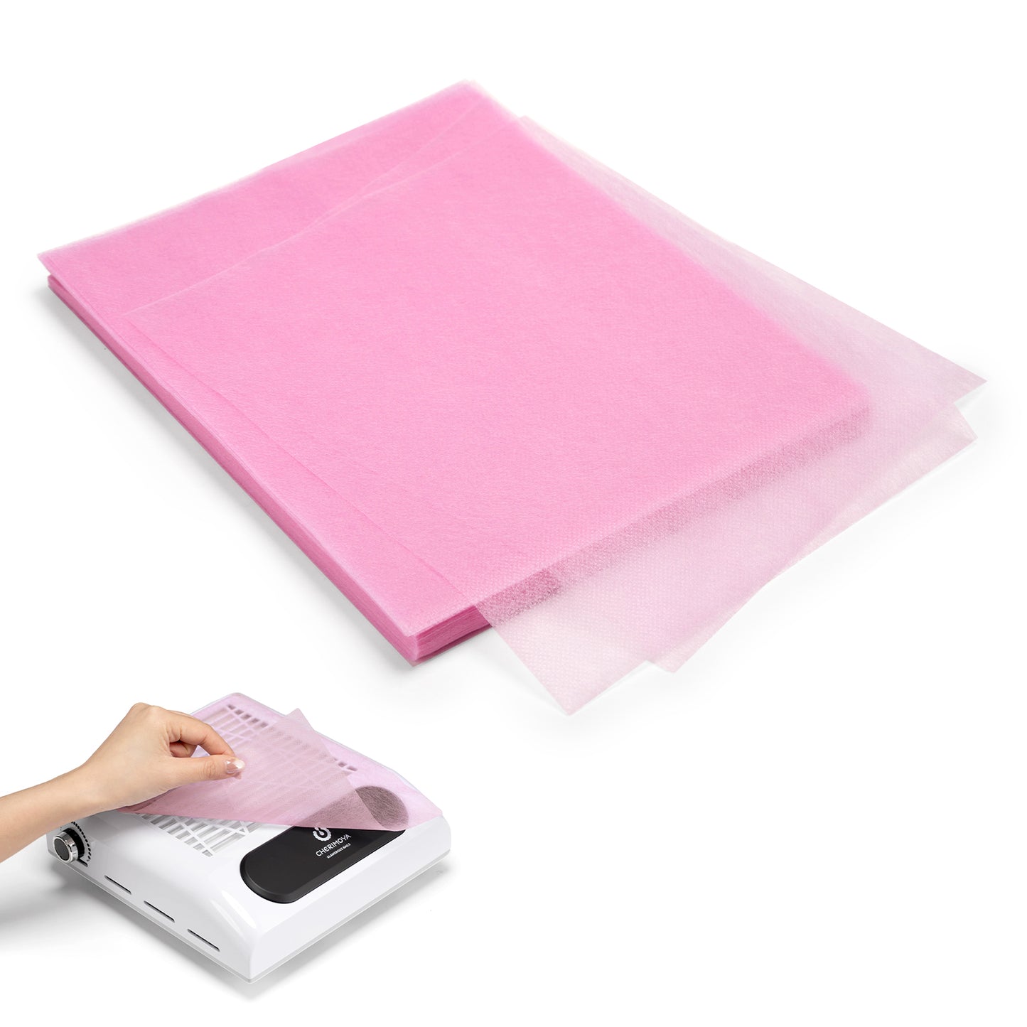 100 Papel De Filtro Extractor Polvo Acrilicas Uñas