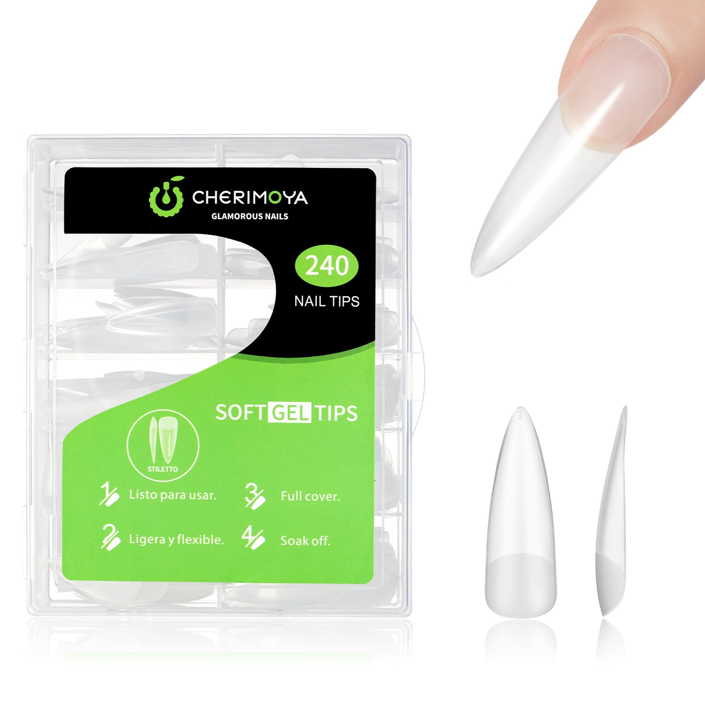 SOFT GEL TIPS 240Pazs