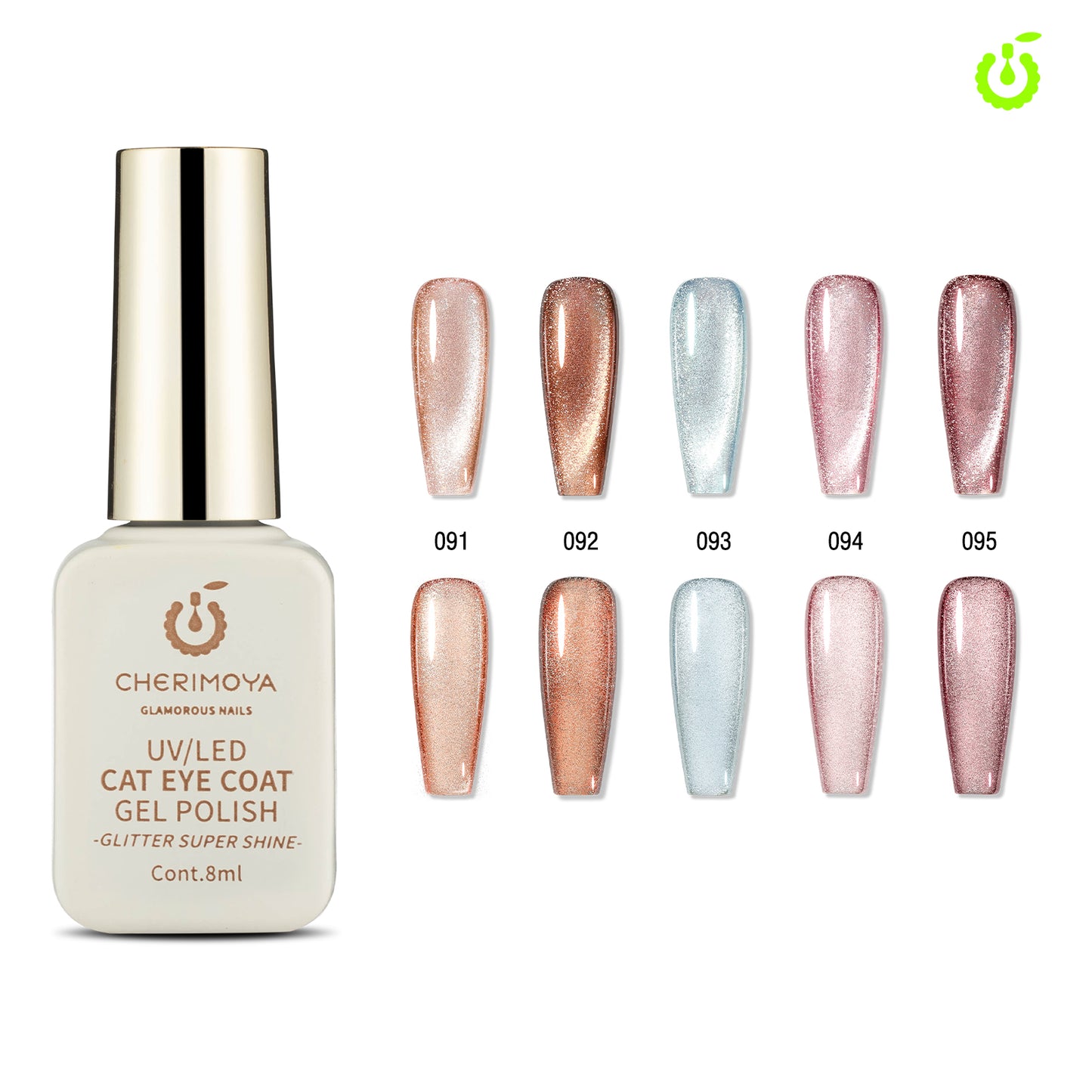 Esmalte Semipermanete Ojo de Gato 8ml