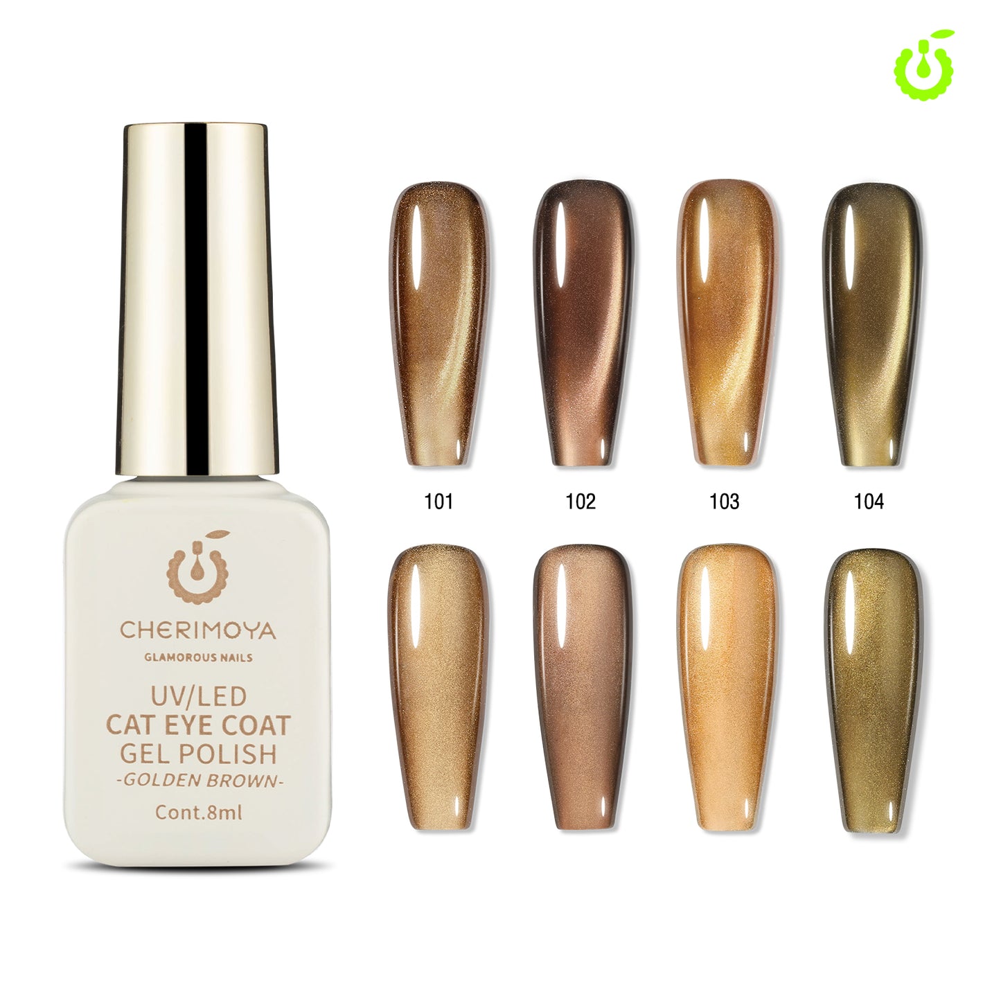 Esmalte Semipermanete Ojo de Gato 8ml