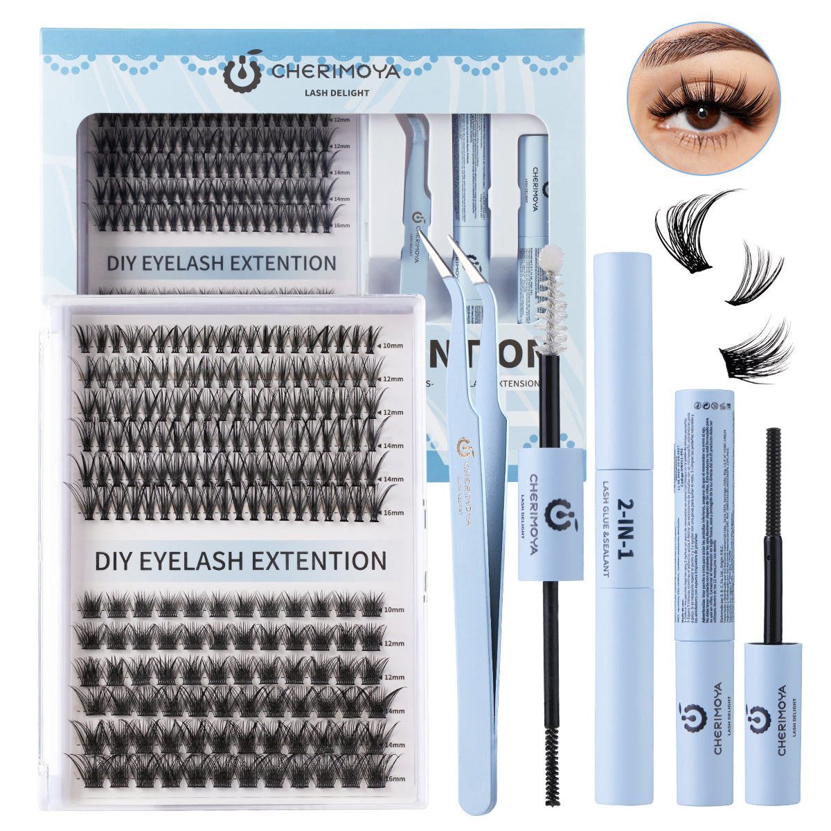 Kit de Extensión de Pestañas DIY