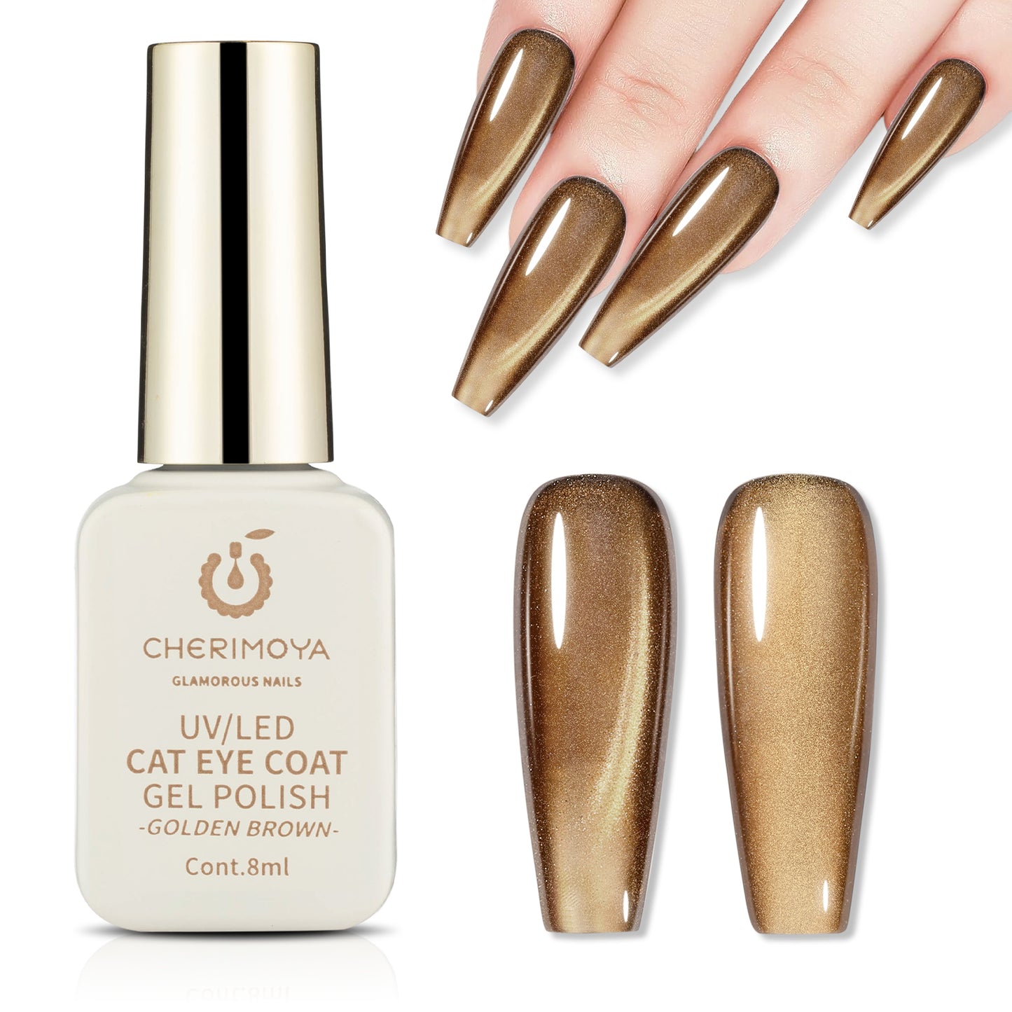 Esmalte Semipermanete Ojo de Gato 8ml