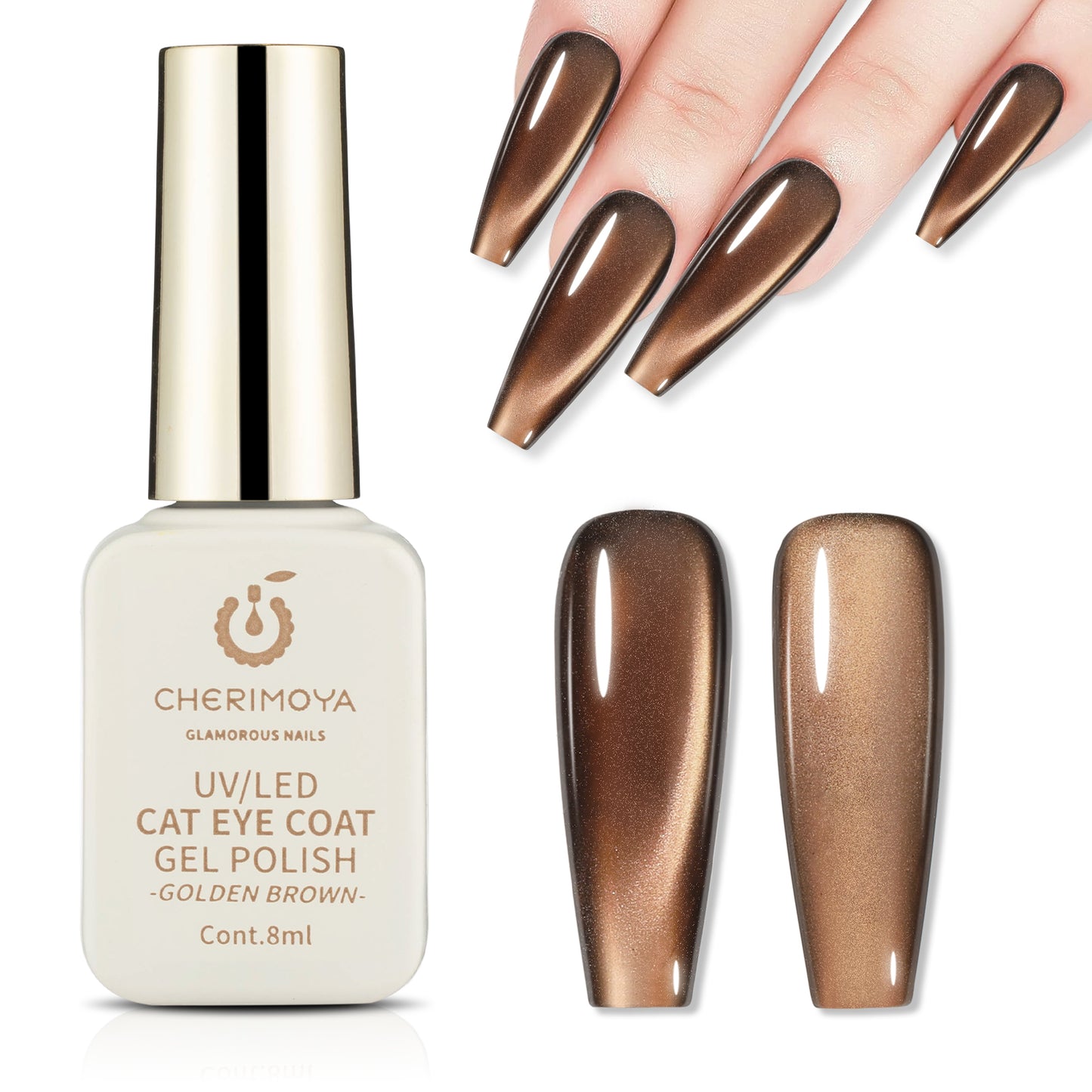 Esmalte Semipermanete Ojo de Gato 8ml