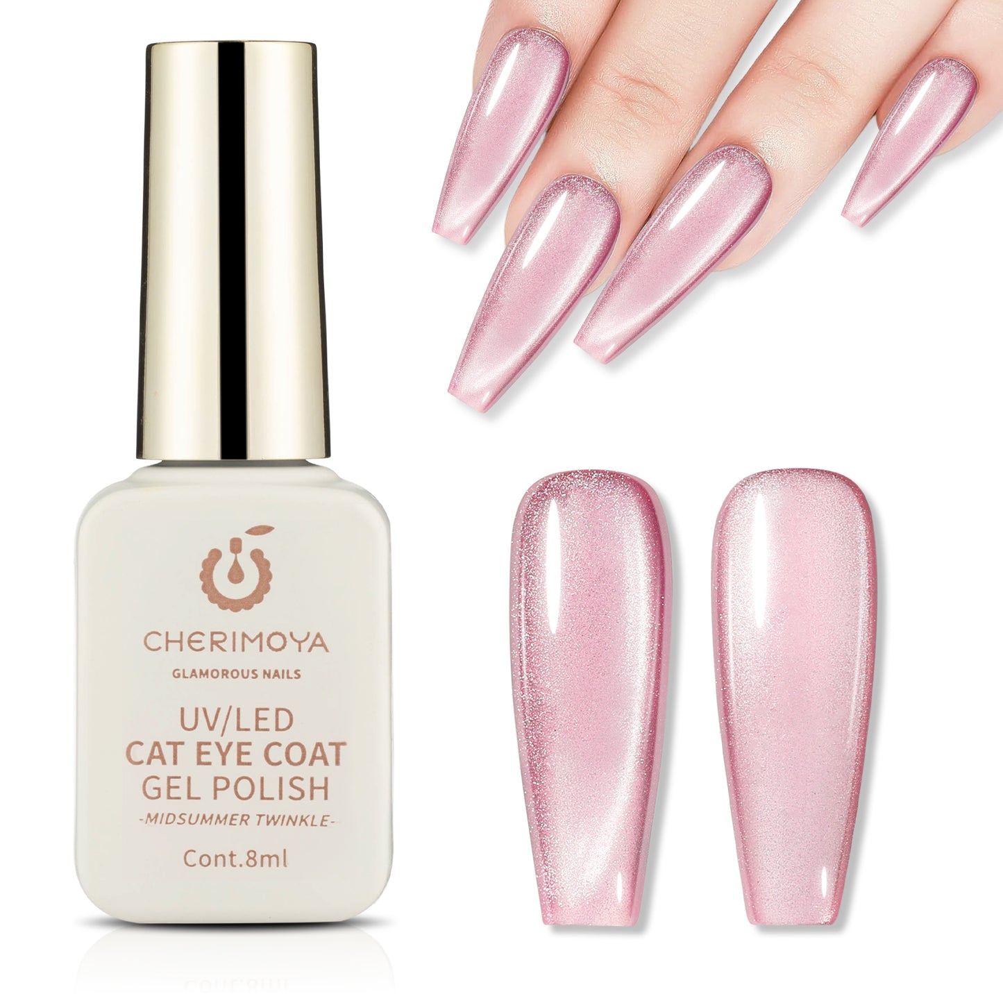 Esmalte Semipermanete Ojo de Gato 8ml