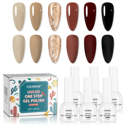 Kit De Gel Semipermanentes 3 En 1 Esmalte De Uñas Coldrose