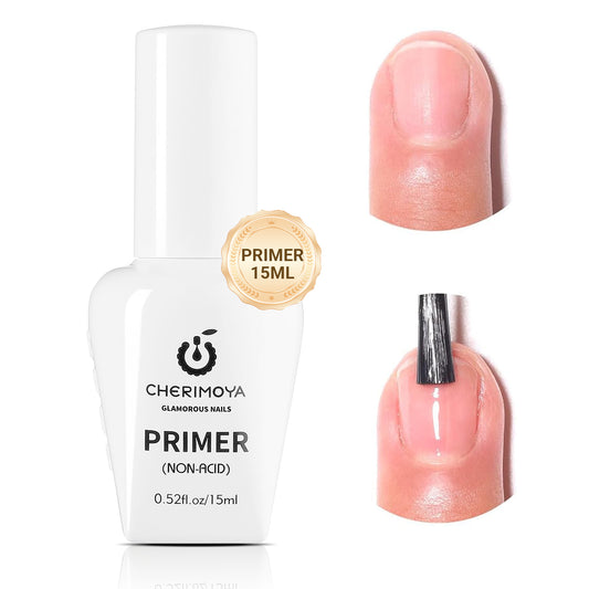 Primer Sin Ácido Para Uñas Esmaltes Manicure Cherimoya 15ml