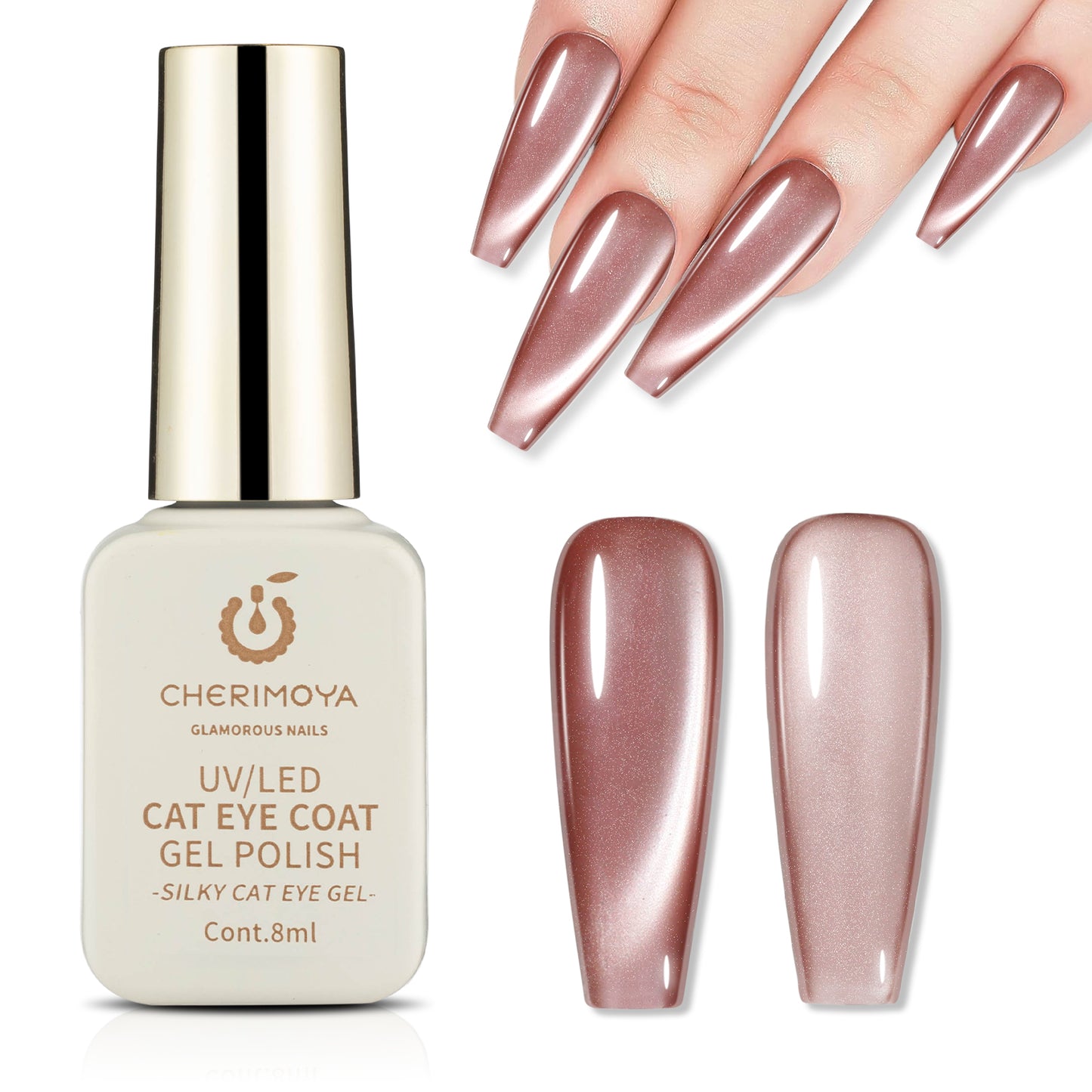 Esmalte Semipermanete Ojo de Gato 8ml