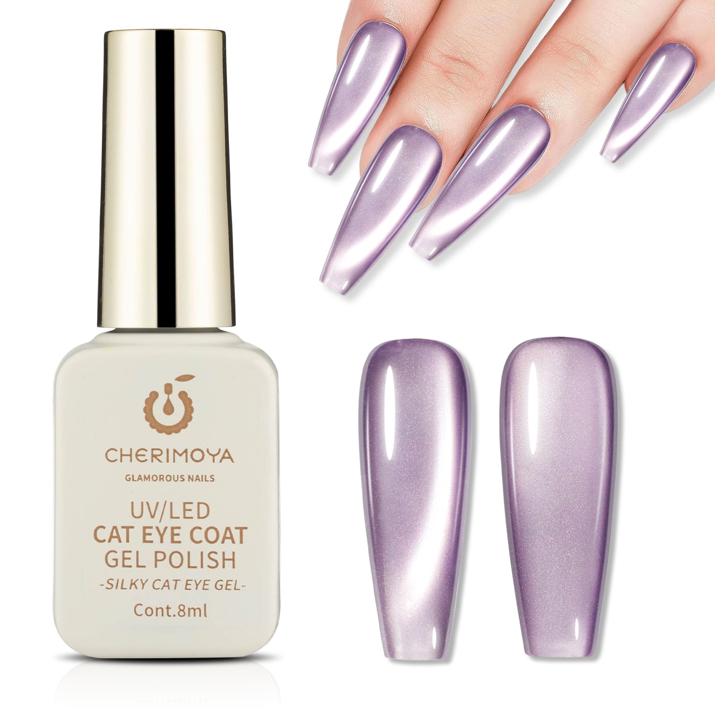 Esmalte Semipermanete Ojo de Gato 8ml