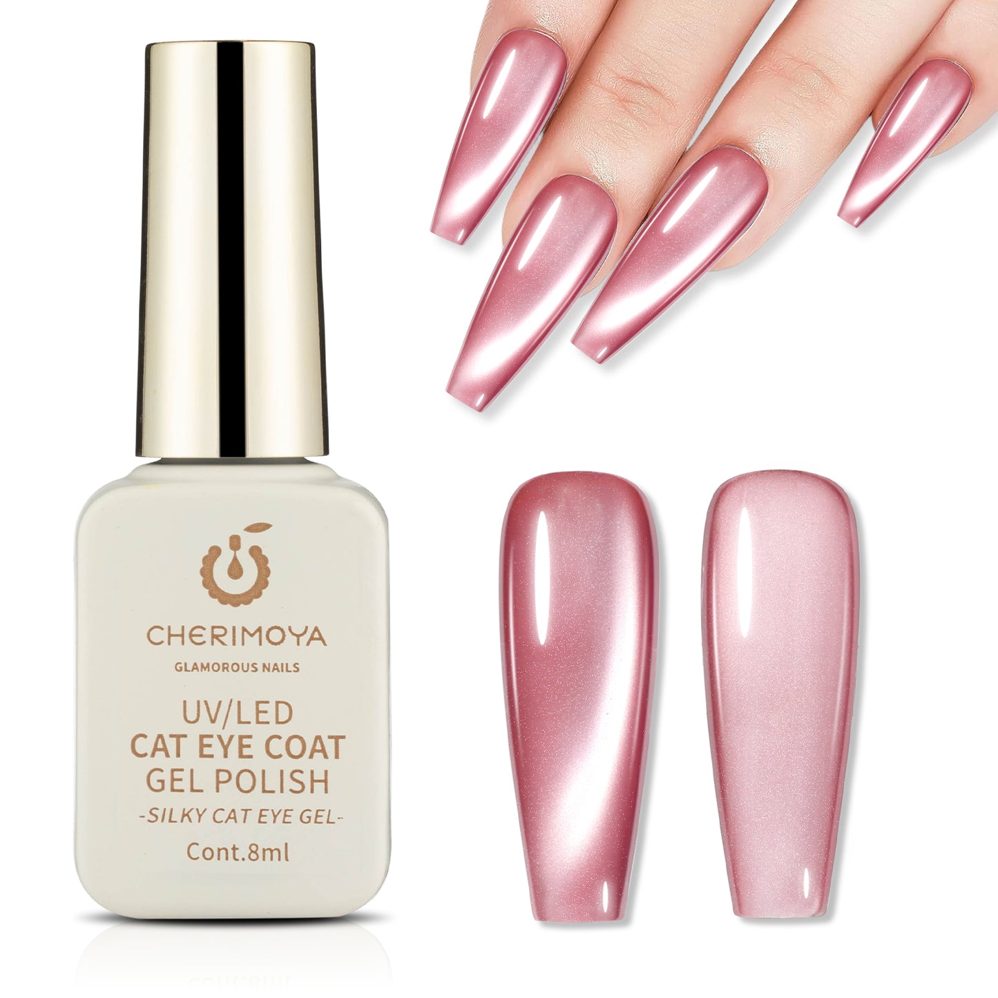 Esmalte Semipermanete Ojo de Gato 8ml