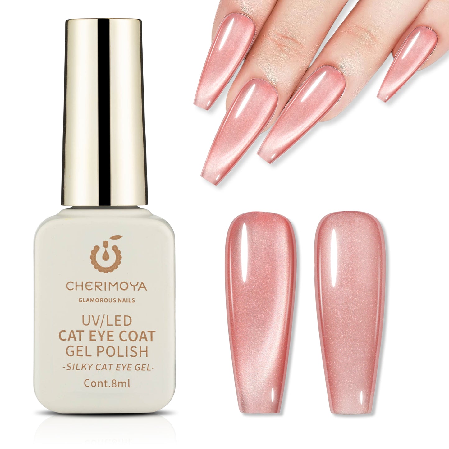 Esmalte Semipermanete Ojo de Gato 8ml