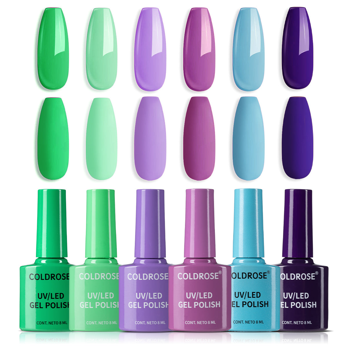 KIT ESMALTE PERMANENTE 6Pzs