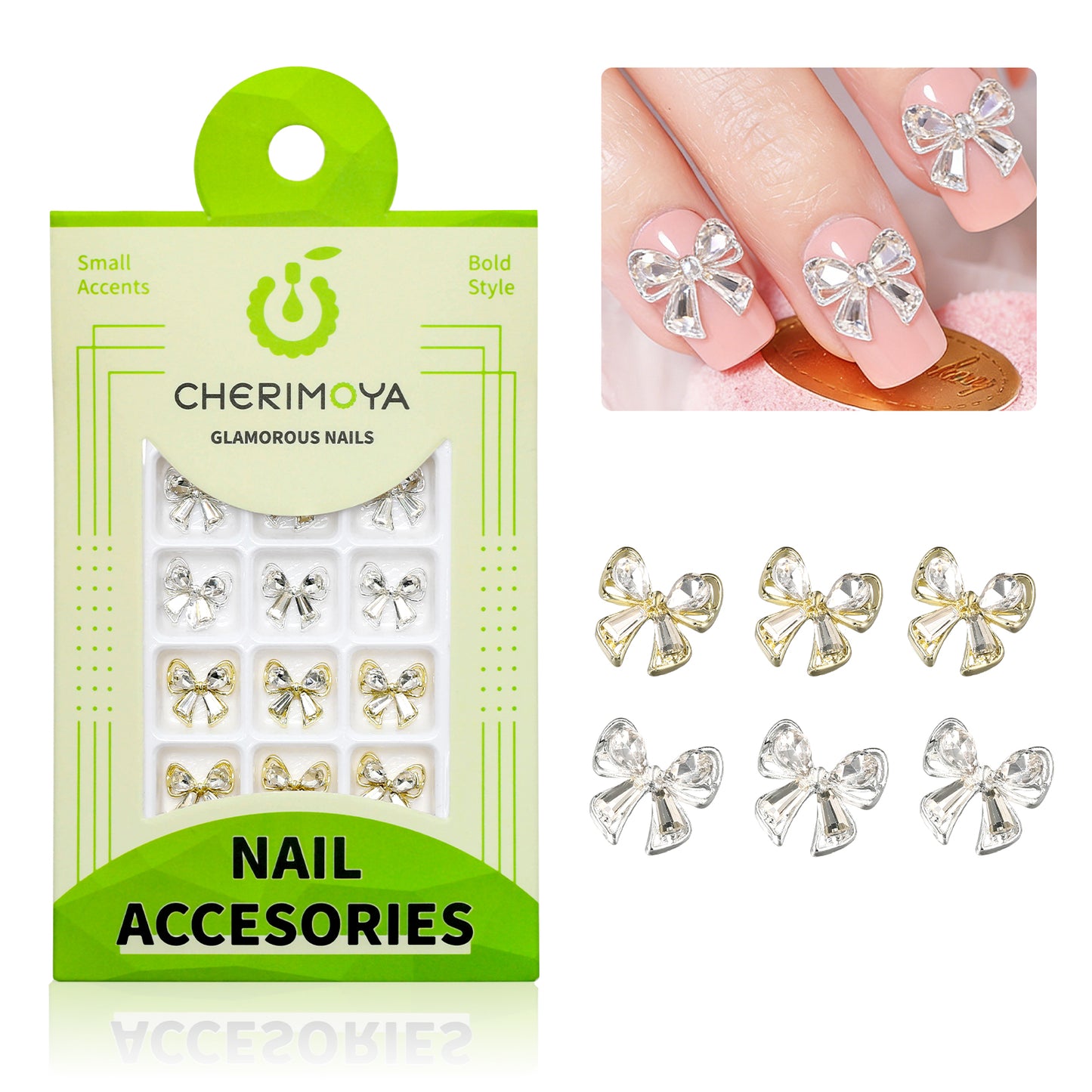 Accesorios Nail Art - Dijes Moños