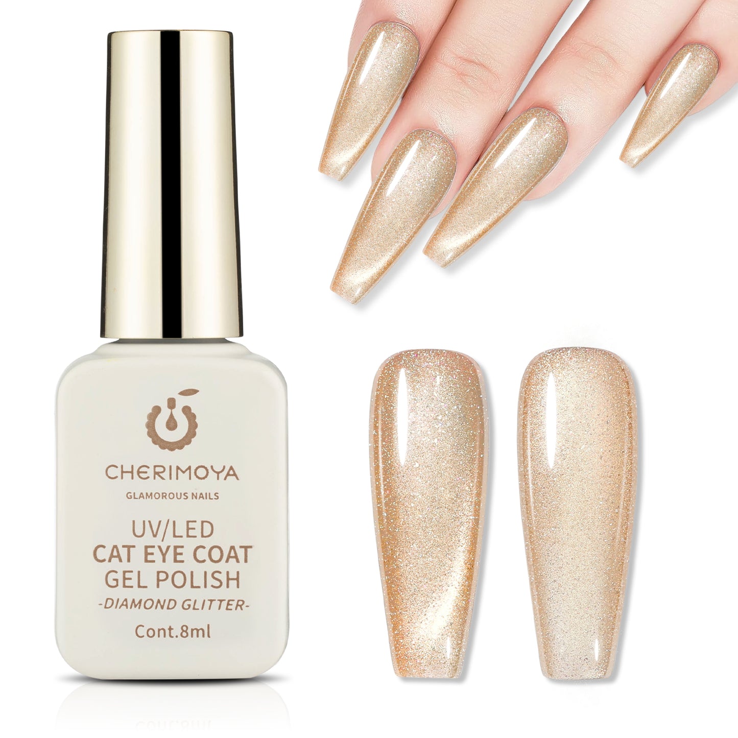 Esmalte Semipermanete Ojo de Gato 8ml