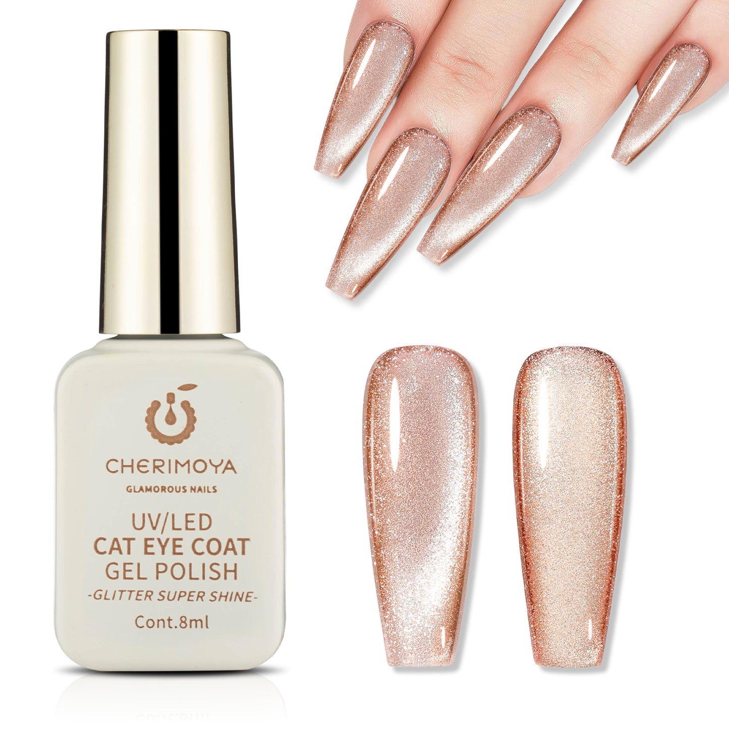 Esmalte Semipermanete Ojo de Gato 8ml