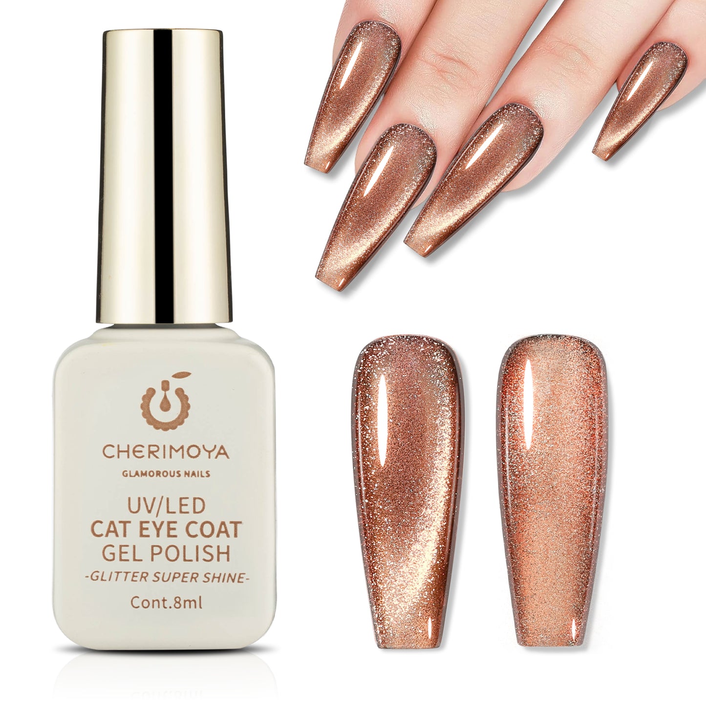 Esmalte Semipermanete Ojo de Gato 8ml