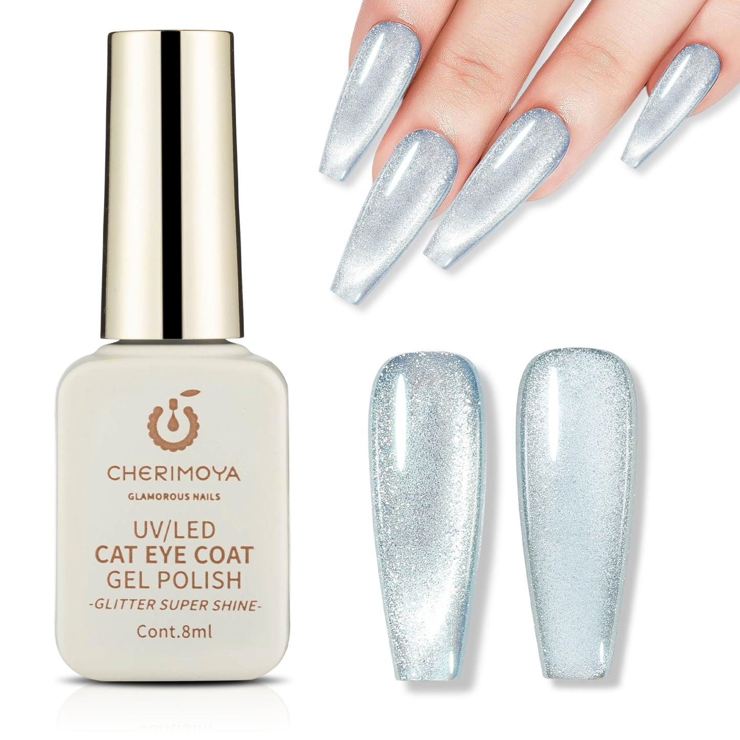 Esmalte Semipermanete Ojo de Gato 8ml
