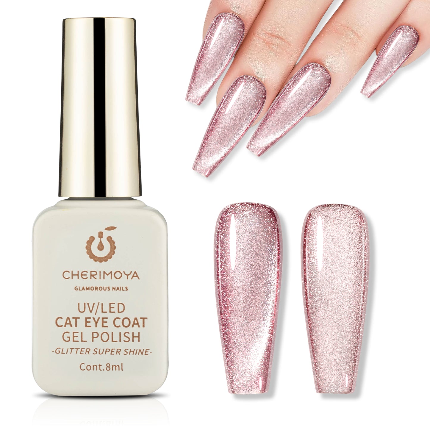 Esmalte Semipermanete Ojo de Gato 8ml
