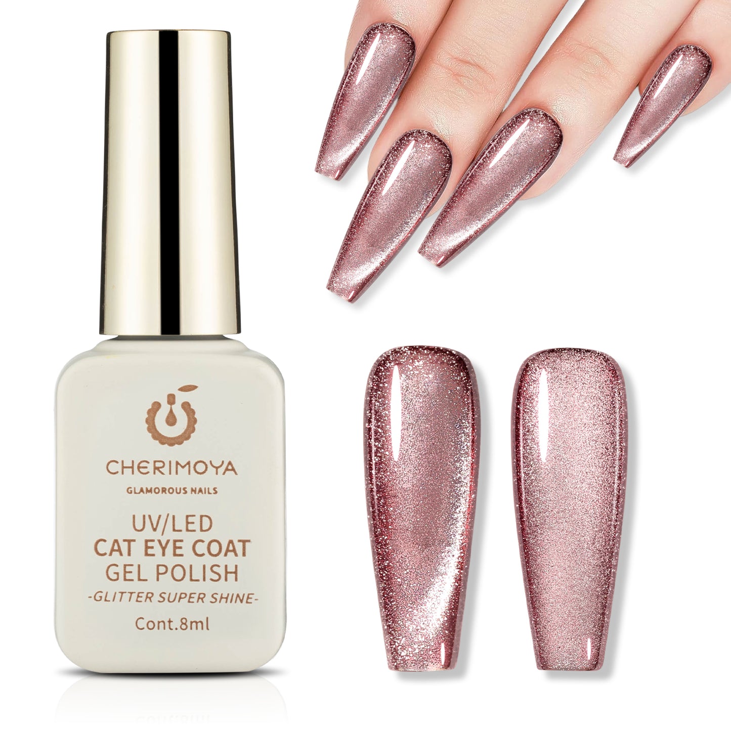 Esmalte Semipermanete Ojo de Gato 8ml
