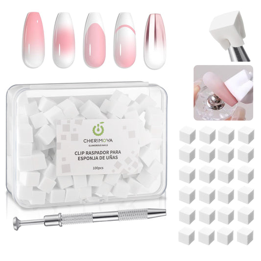 Kit de Pinza + Esponja para uñas