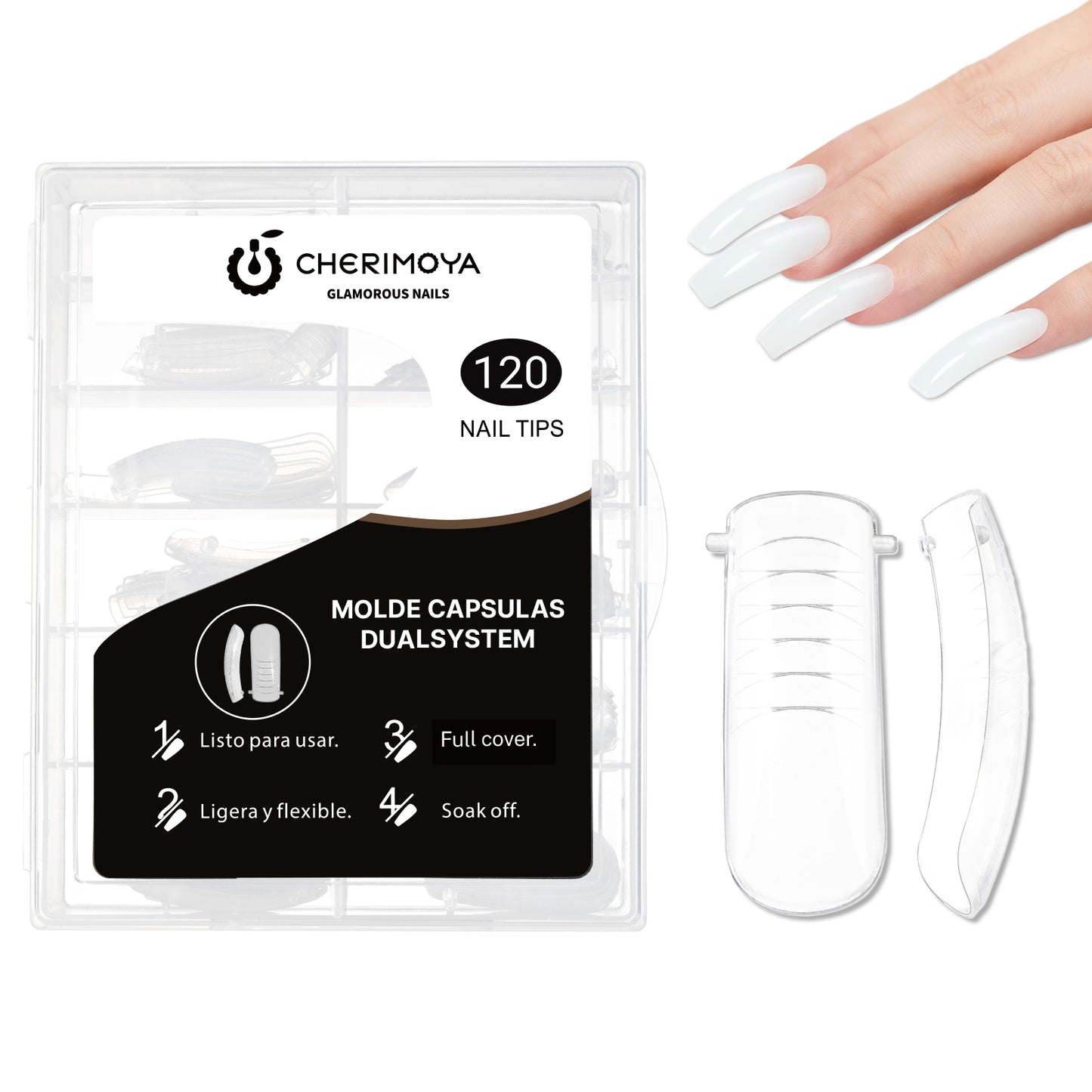 MOLDE DUAL SYSTEM-POWDER GEL TRADICIONAL 120Pazs