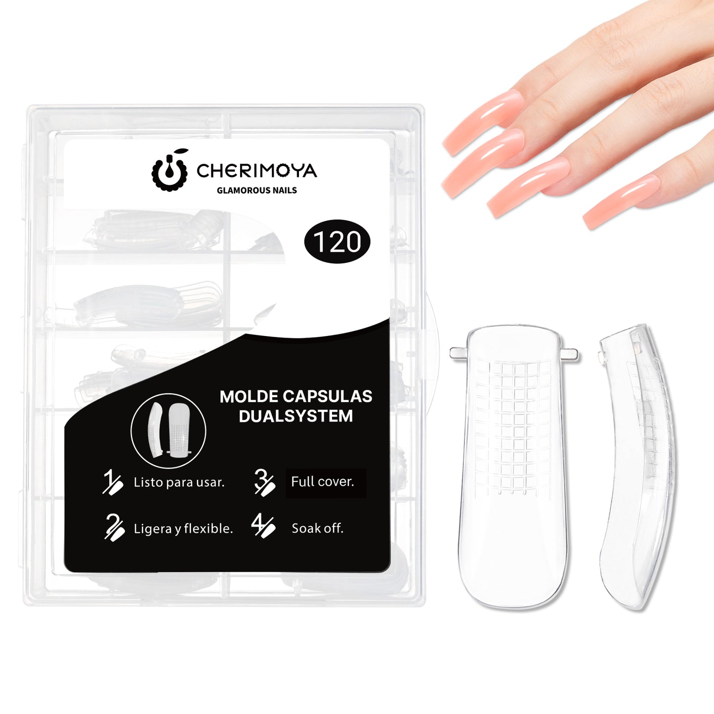 Capsula Dual System Cuadrado con marca french 120pcs