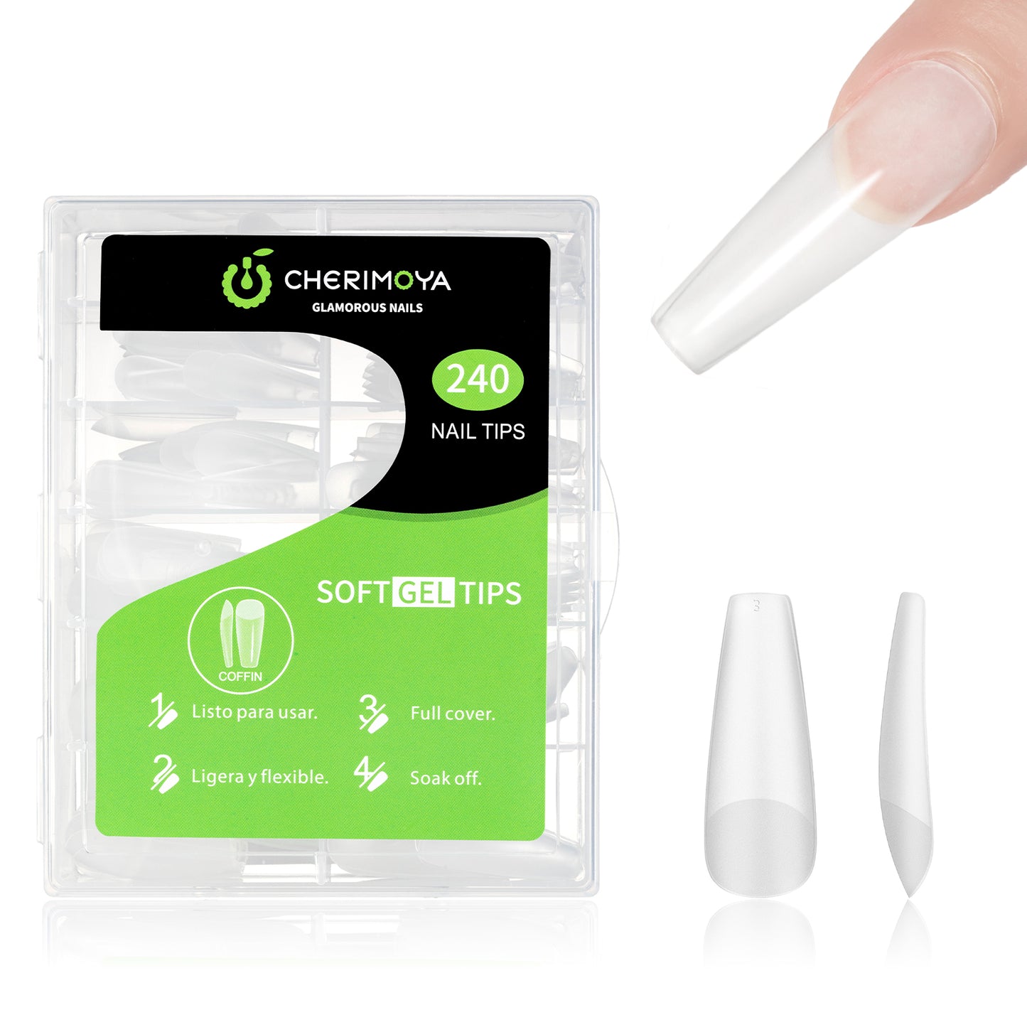 SOFT GEL TIPS 240Pazs