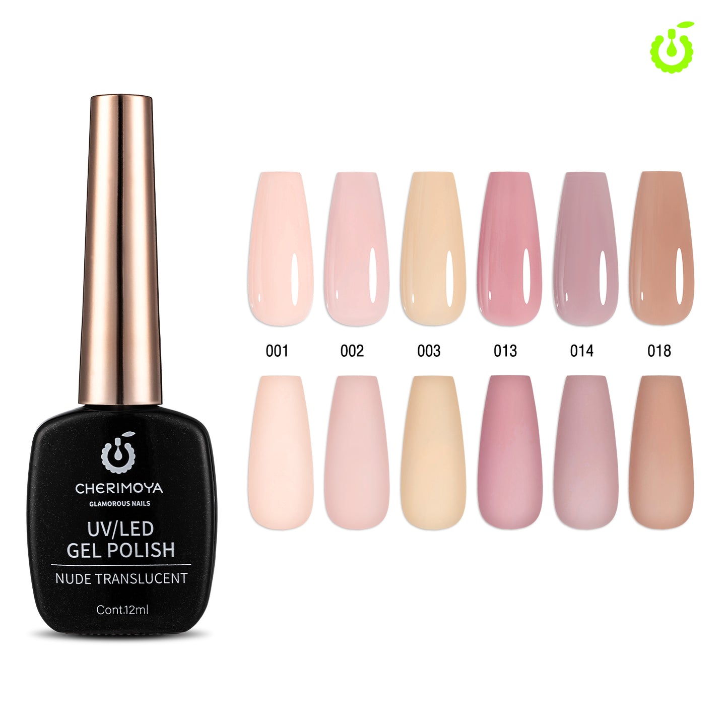 ESMALTES NUDE TRASLÚCIDOS