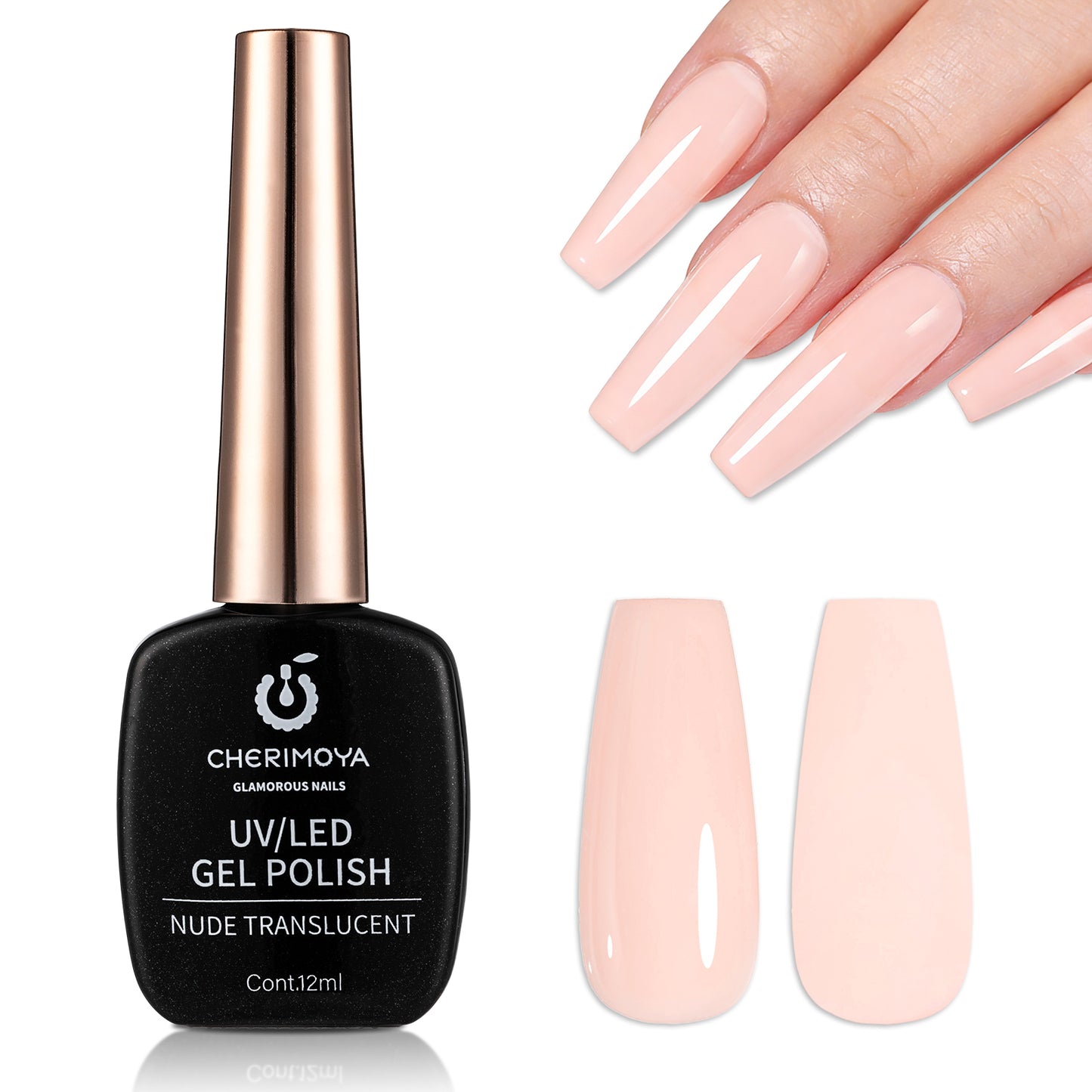 ESMALTES NUDE TRASLÚCIDOS
