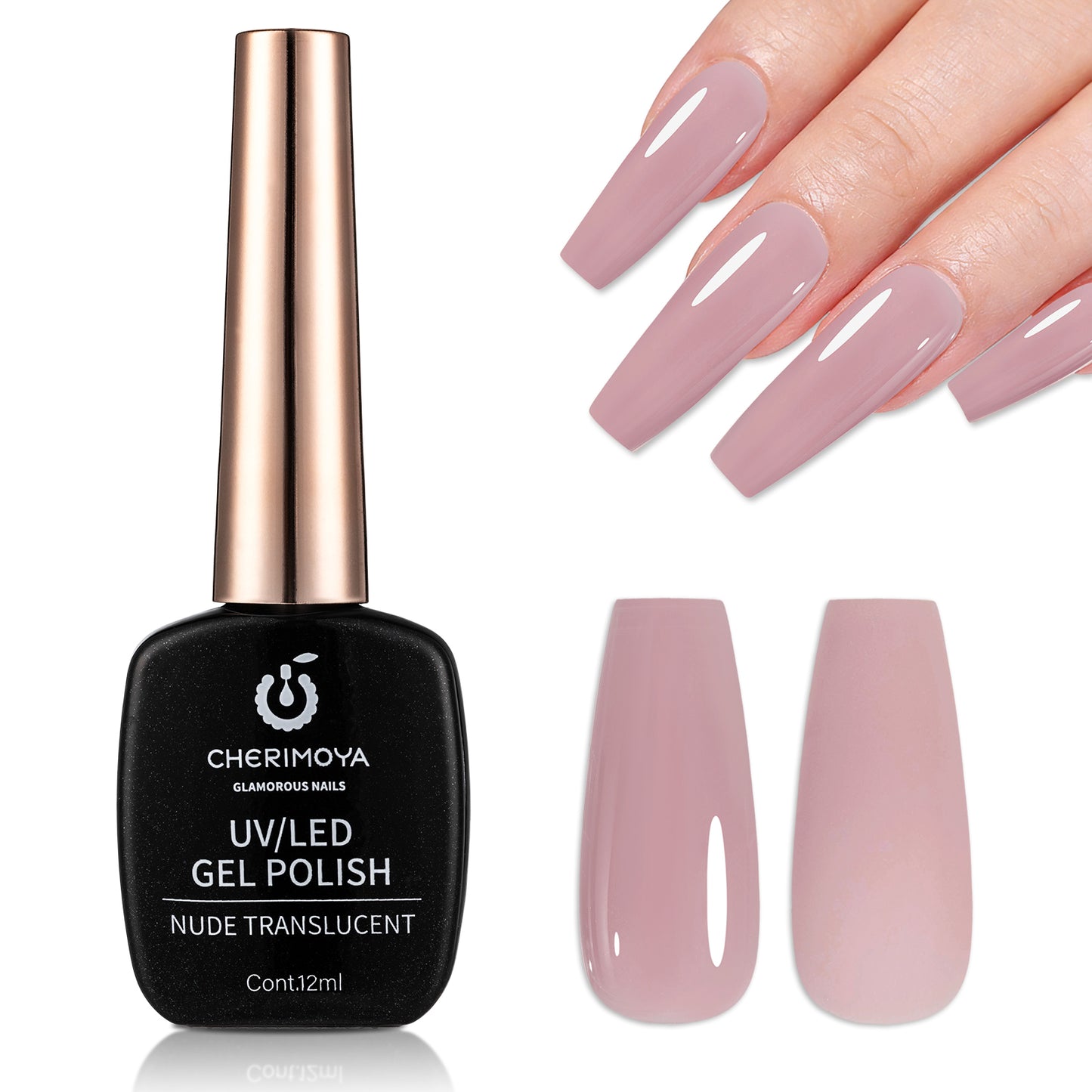ESMALTES NUDE TRASLÚCIDOS