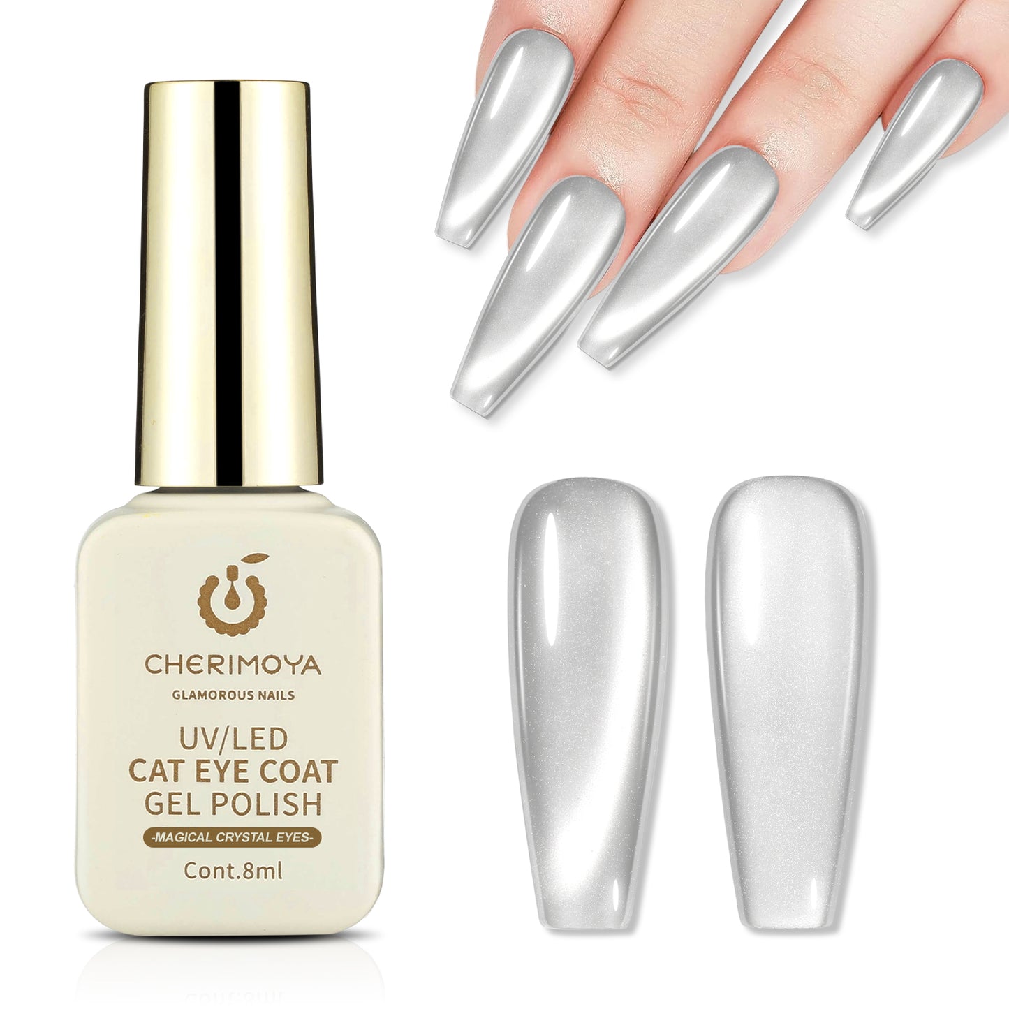 Esmalte Cat Eye Efecto Cristal Ojo De Gato 8ML CHERIMOYA