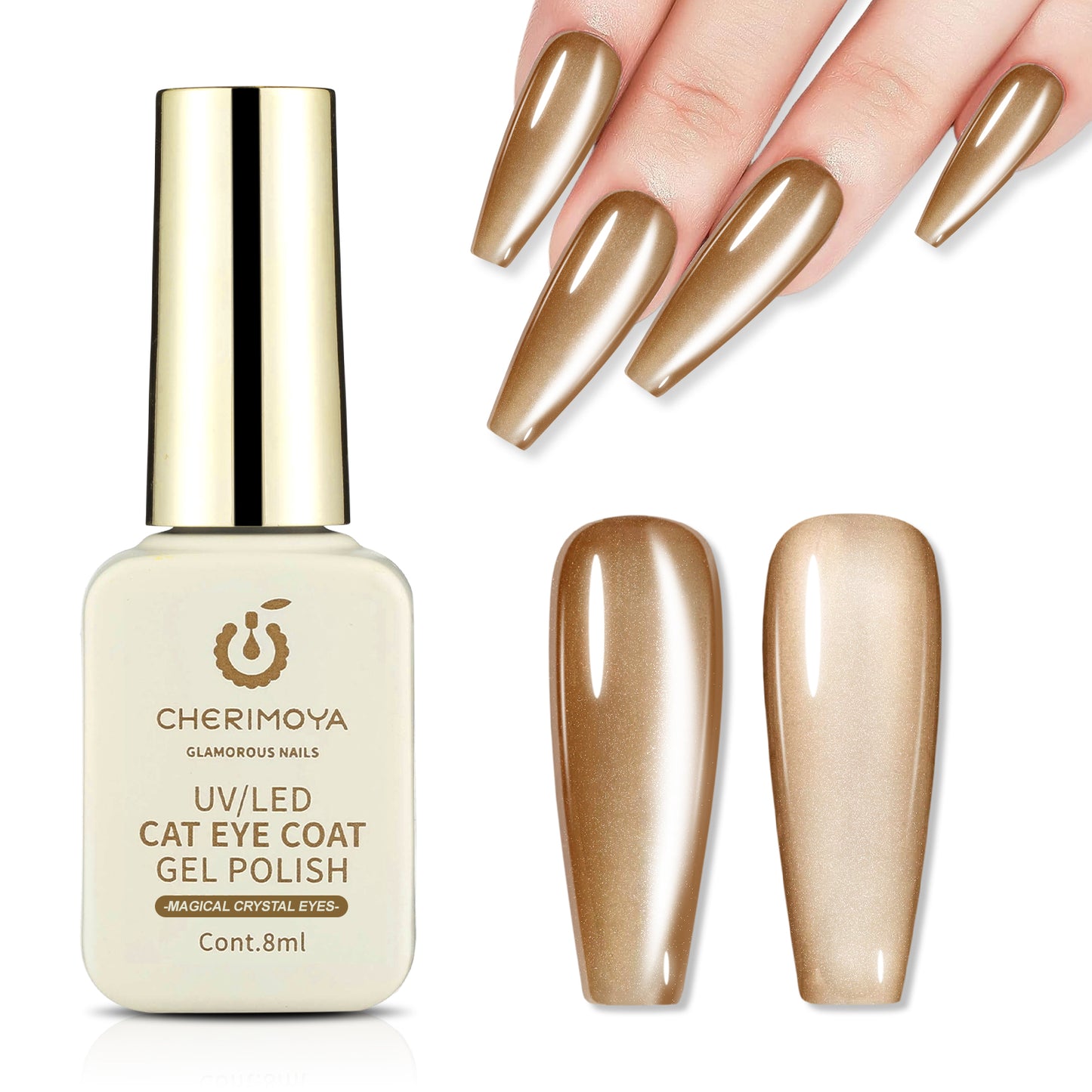 Esmalte Cat Eye Efecto Cristal Ojo De Gato 8ML CHERIMOYA