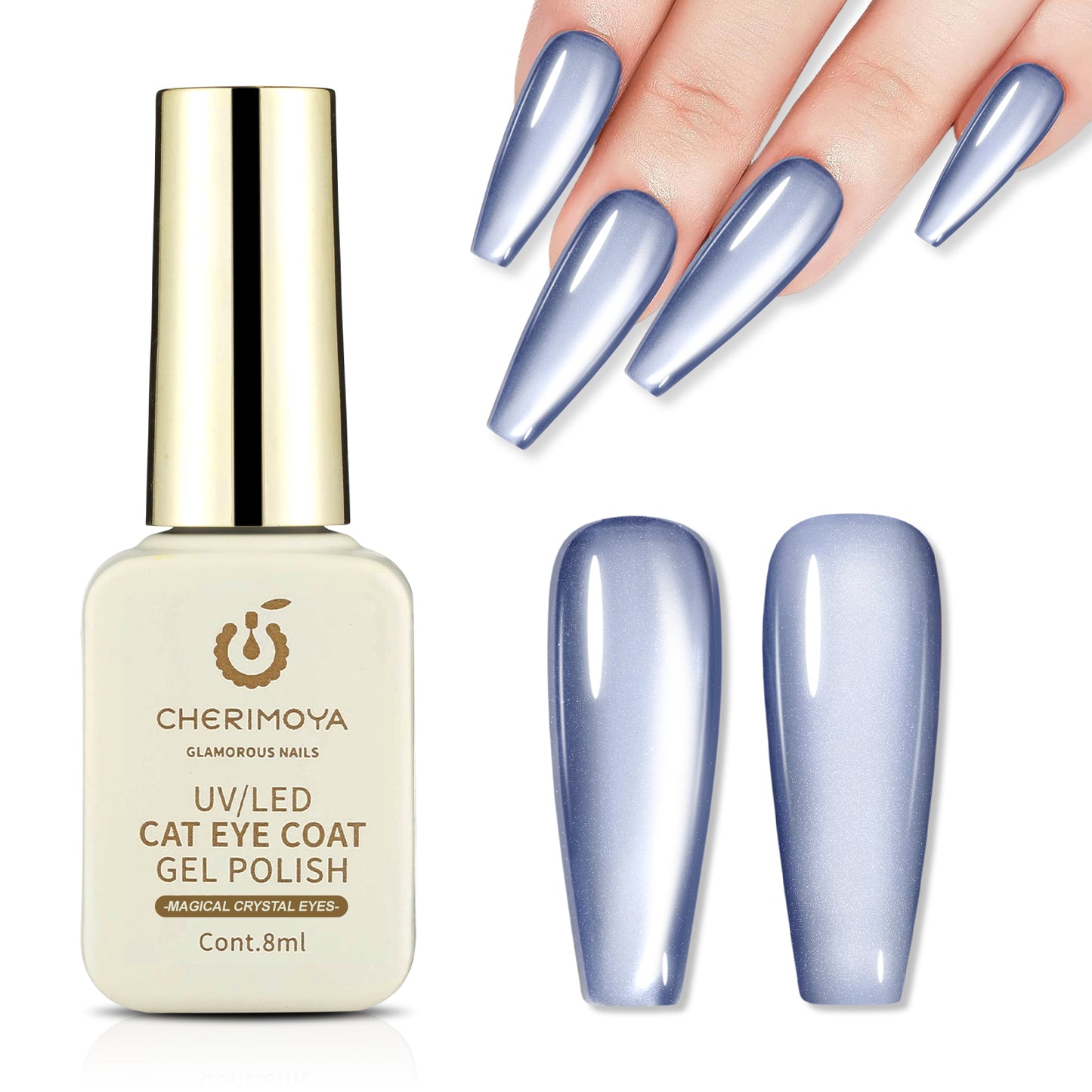 Esmalte Cat Eye Efecto Cristal Ojo De Gato 8ML CHERIMOYA