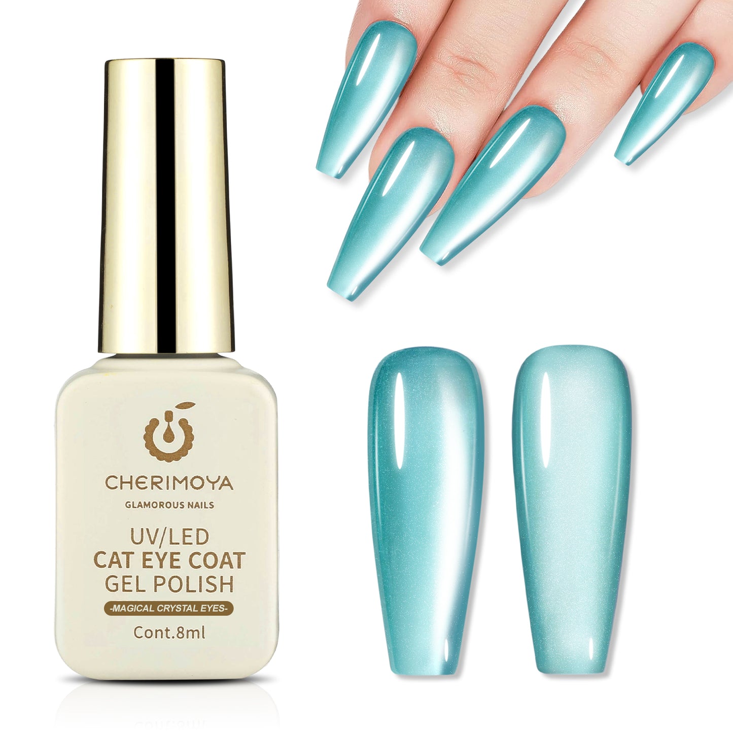 Esmalte Cat Eye Efecto Cristal Ojo De Gato 8ML CHERIMOYA