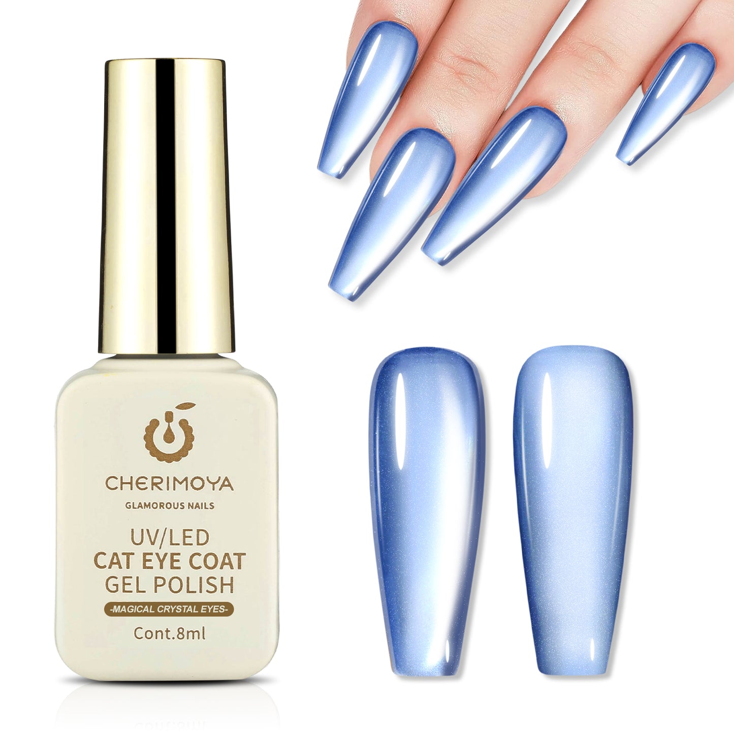 Esmalte Cat Eye Efecto Cristal Ojo De Gato 8ML CHERIMOYA
