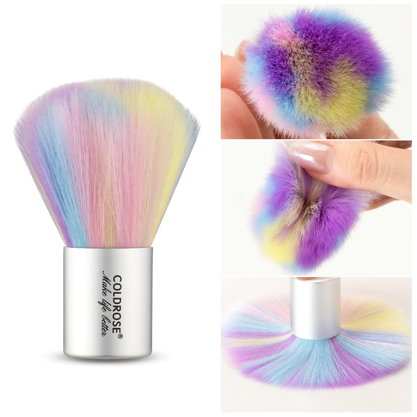 Brocha Sacudidor De Polvo Uñas Manicuría COLDROSE