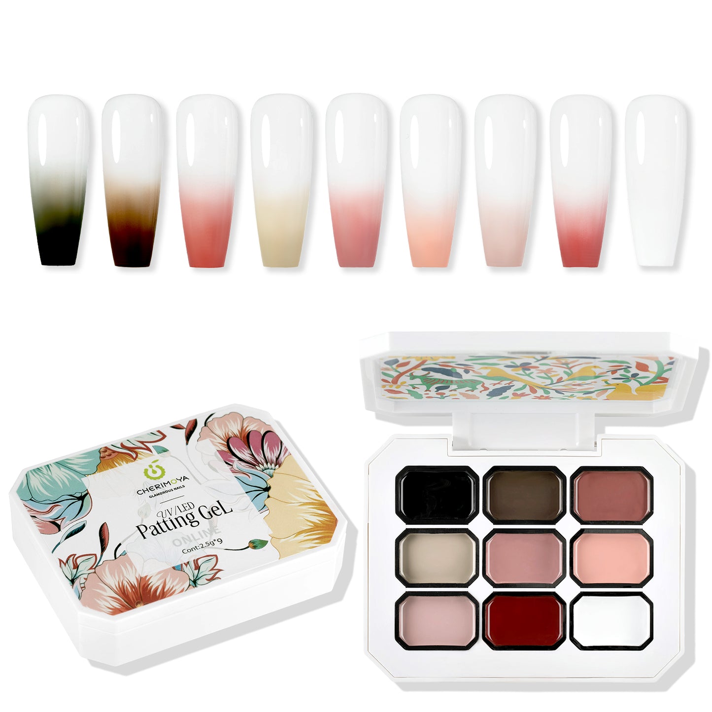 Gel Tap para Uñas – 9 Colores